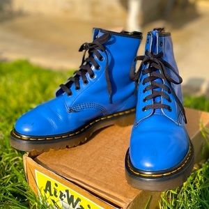 Vintage MIE Royal Blue Dr. Martens 1460